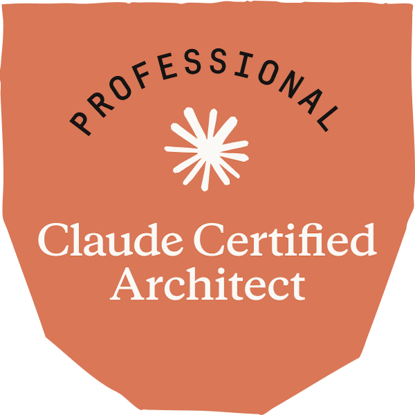 Claude Certified Architect — Professional, issued by Anthropic